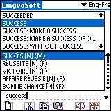 LingvoSoft Dictionary English <-> French for Palm 3.2.87 screenshot